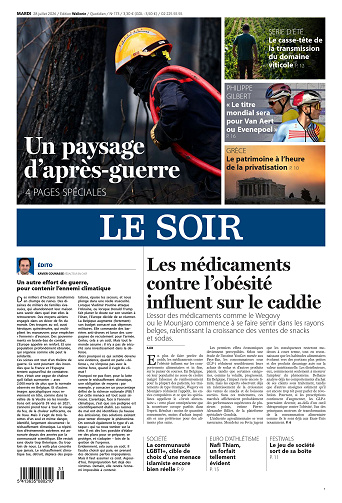 Le Soir Wallonie du mardi 28 juillet 2026