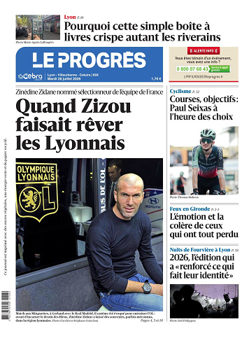 Le Progres Lyon Villeurbanne Caluire Du Mardi 28 Juillet 2026