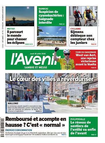 L'Avenir Belgique (6 Editions) du jeudi 30 juillet 2026