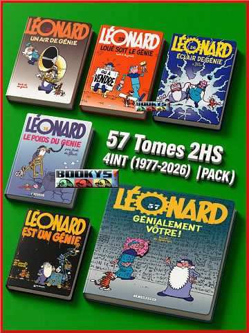 Léonard 57 Tomes 2HS 4INT (1977-2026) |PACK|