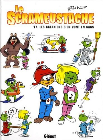 Le Scrameustache - Tome 17: Les galaxiens s'en vont en gags - Gos, Walt
