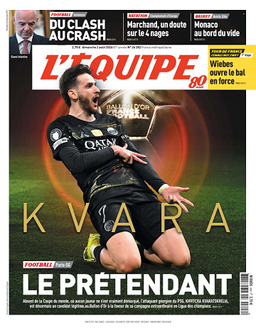 L’Équipe Du Dimanche 2 Août 2026