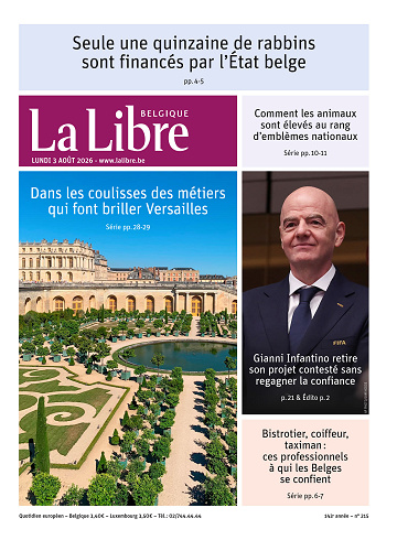 La Libre belgique Du Lundi 03 Août 2026