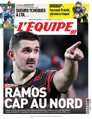 L’Équipe Du Mardi 4 Août 2026