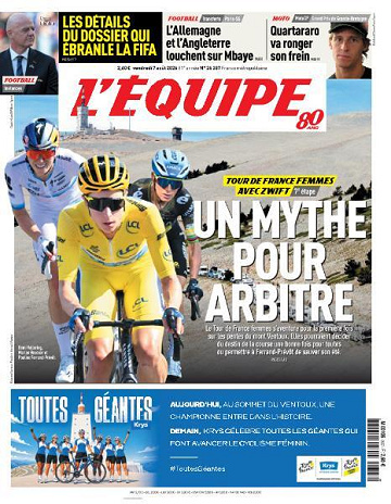 L’equipe du Vendredi 7 Août 2026