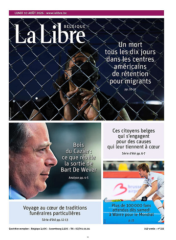 La Libre belgique Du Lundi 10 Août 2026