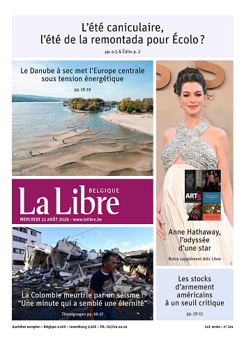 La Libre belgique + Arts Du Mercredi 12 Août 2026