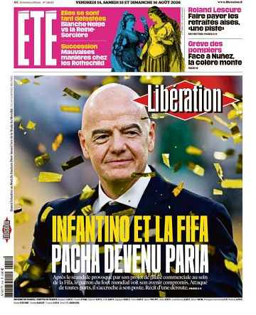 Libération du Vendredi 14 et Dimanche 16 Août 2026