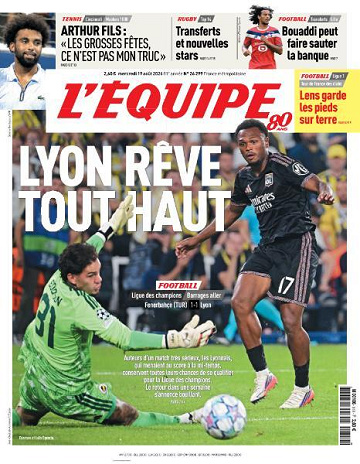 L’equipe du Mercredi 19 Août 2026