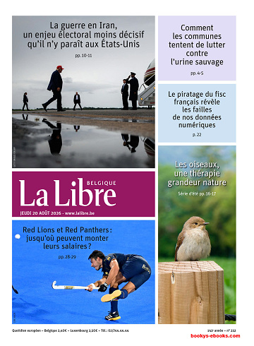 La Libre belgique du Jeudi 20 aout 2026