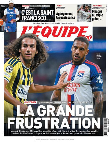 L’equipe du Jeudi 27 Août 2026