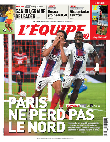 L’Équipe Du Samedi 29 Août 2026