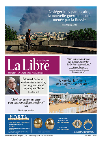 La Libre belgique du Mardi 1er Septembre 2026