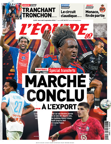 L’Équipe du Mercredi 2 Septembre 2026