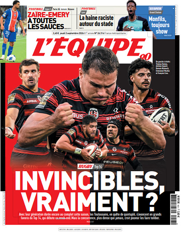 L’Équipe du Jeudi 3 Septembre 2026