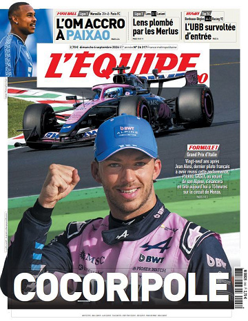 L’equipe du Dimanche 6 Septembre 2026