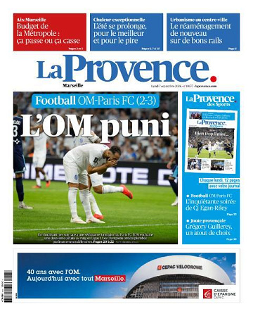 La Provence - 7 Septembre 2026