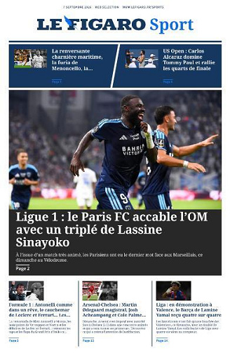 Le Figaro Sport - 7 Septembre 2026