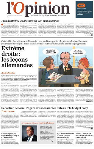 L’Opinion - 8 Septembre 2026