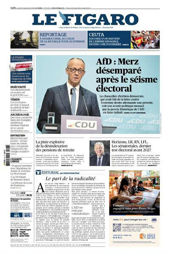Le Figaro du Mardi 8 Septembre 2026