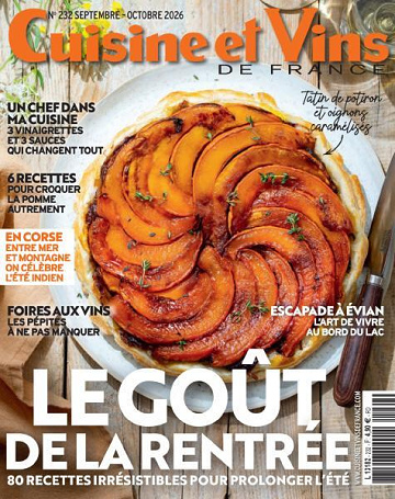 Cuisine et Vins de France - Septembre-Octobre 2026