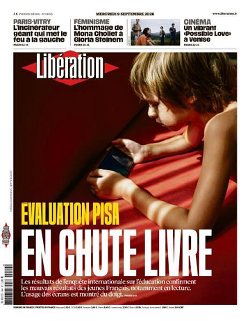Libération du Mercredi 9 Septembre 2026