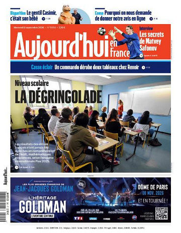Aujourd’hui en France - 9 Septembre 2026