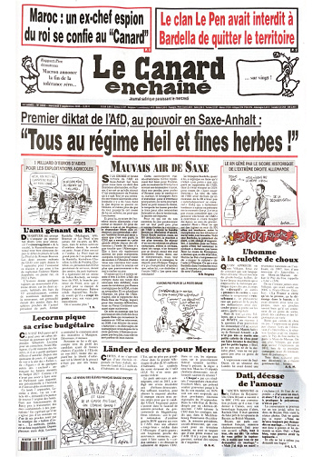 Le Canard enchaîné NR 5522 Du Mercredi 9 Septembre 2026