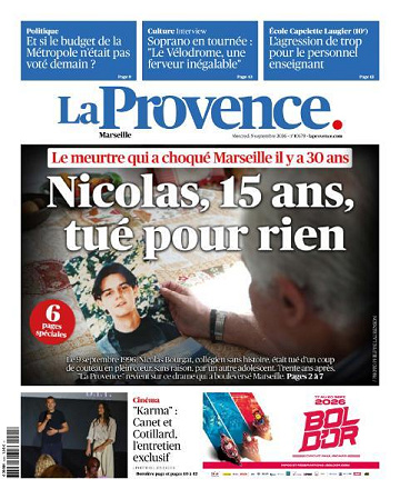 La Provence - 9 Septembre 2026