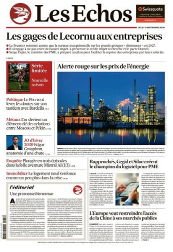 Les Echos - 10 Septembre 2026