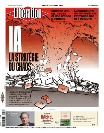 Libération du Jeudi 10 Septembre 2026