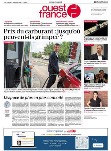 Ouest-France Édition France - 10 Septembre 2026