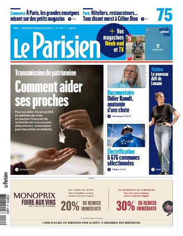 Le Parisien - 11 Septembre 2026