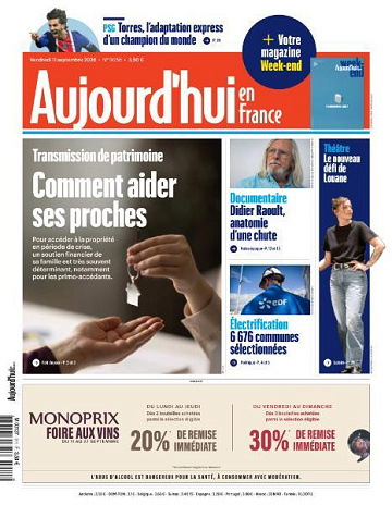 Aujourd’hui en France - 11 Septembre 2026