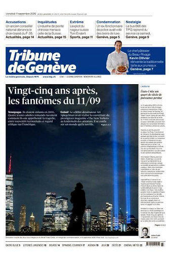 Tribune de Genève - 11 Septembre 2026
