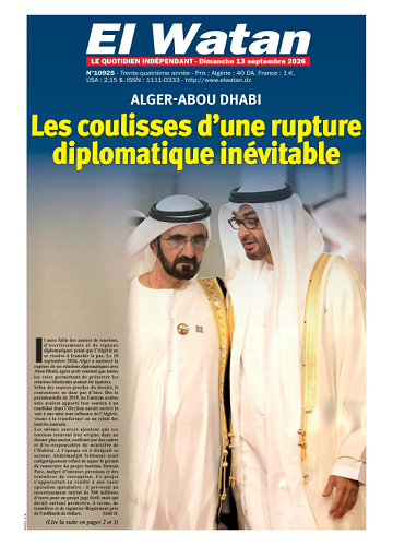 El Watan Du Dimanche 13 Septembre 2026