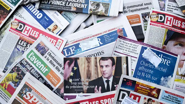 Mini Pack Presse Belge du Lundi 14 septembre 2026