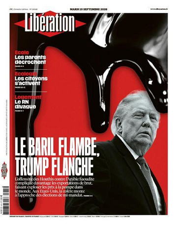 Libération du Mardi 15 Septembre 2026