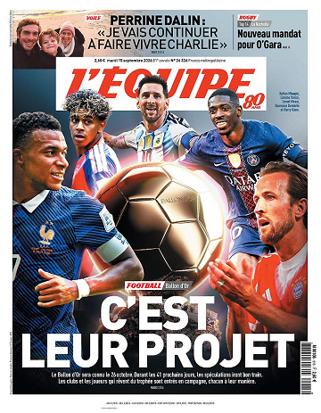 L’Équipe du Mardi 15 Septembre 2026