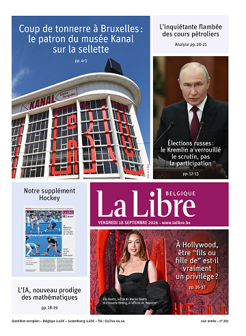 La Libre belgique + Hokey Du Vendredi 18 Septembre 2026