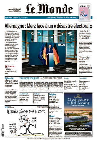Le Monde Du Mardi 22 Septembre 2026
