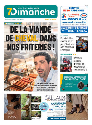 Journaux Belges Du Dimanche 27 Septembre 2026