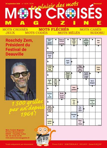Mots Croisés Magazine - 24 Septembre 2026