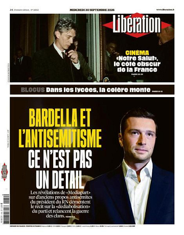 Libération du Mercredi 30 Septembre 2026