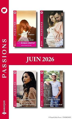 Pack mensuel Passions - 8 romans + 1 titre gratuit (Juin 2026) - Collectif (2026)