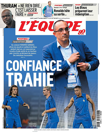 L €quipe du Jeudi 1er Octobre 2026