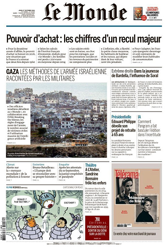 Le Wonde du Jeudi 1er Octobre 2026