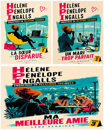 Une enquête d’Hélène Pénélope Ingalls, enquêtrice en relations toxiques - Tomes 1 à 3 - Léna Kerbihan (2026)