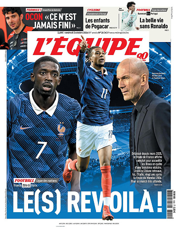 L’Équipe du Vendredi 2 Octobre 2026
