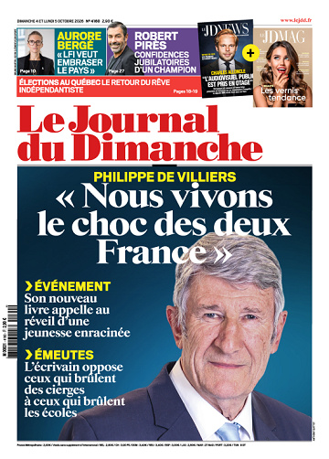 Le Journal Du Dimanche N°4160 Du 4 Octobre 2026
